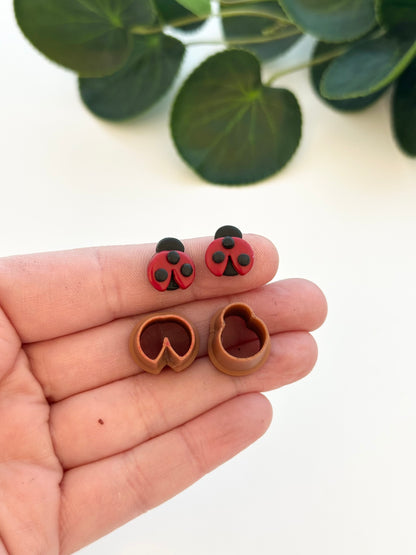 Ladybug 2pc Set | Polymer Clay Cutter