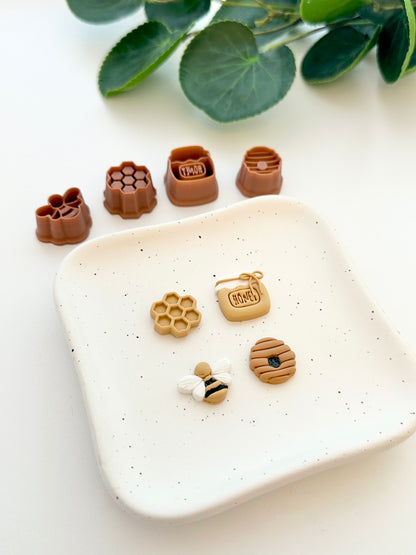 Busy Bee Biggie Stud Pack | Polymer Clay Cutter