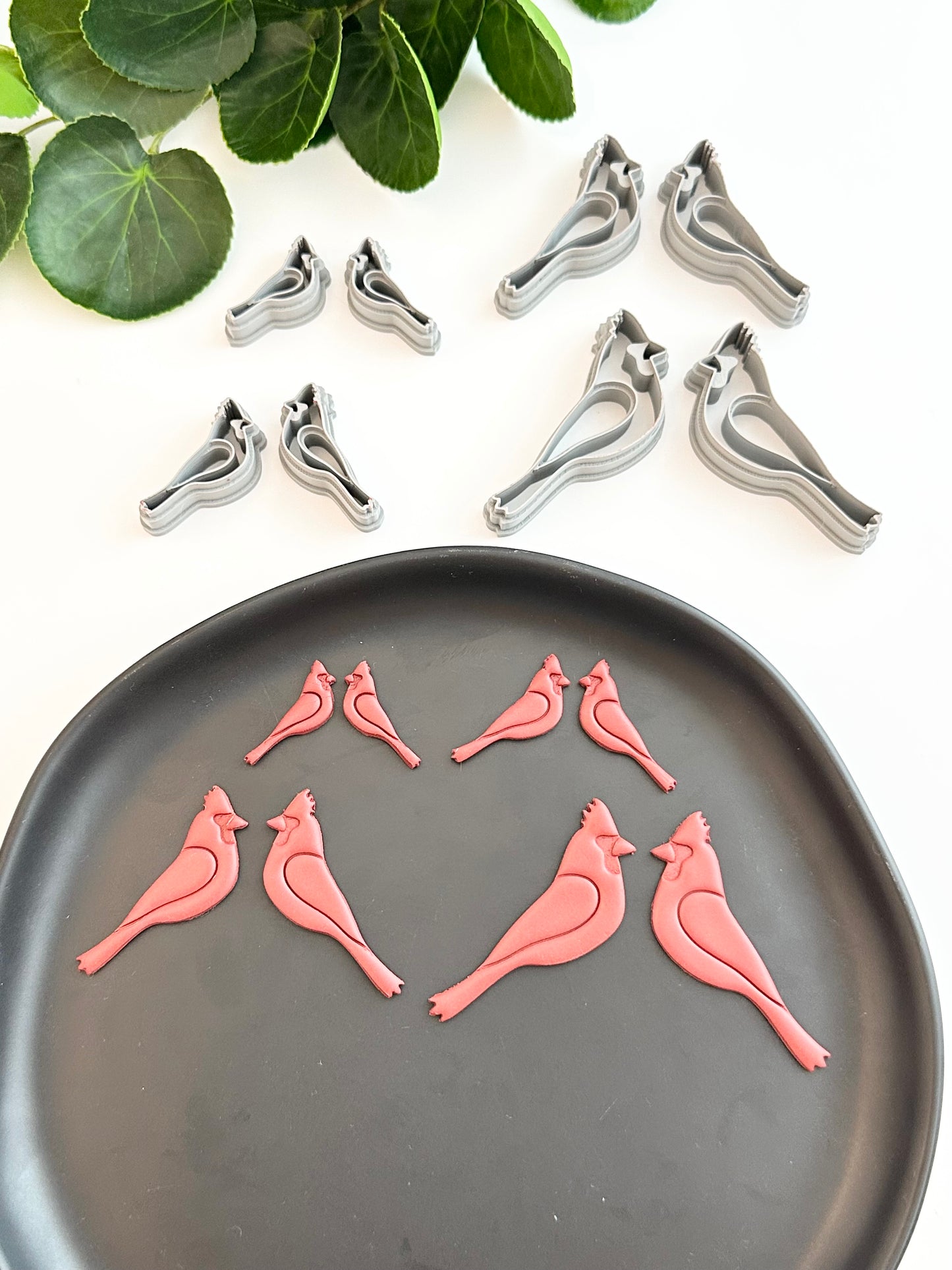 Cardinal (Mirror Set) | Polymer Clay Cutter