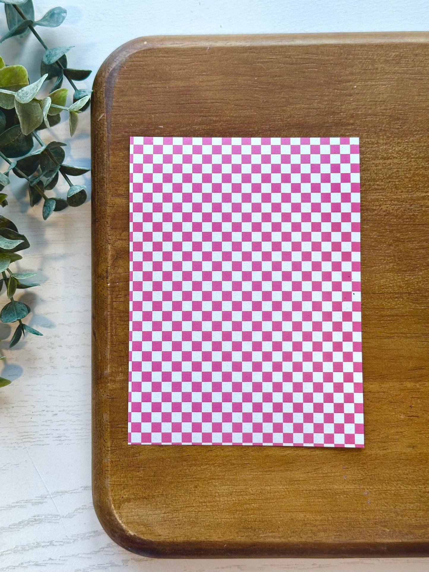 Hot Pink Checkerboard | ML20 | Image Transfer Paper