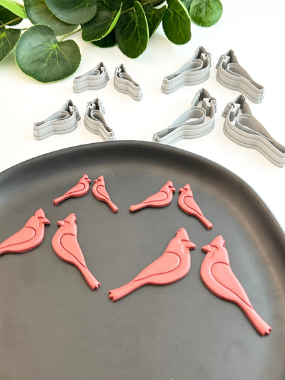 Cardinal (Mirror Set) | Polymer Clay Cutter