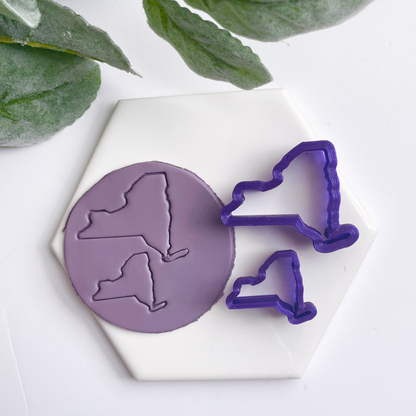 New York | State Silhouettes | Polymer Clay Cutter