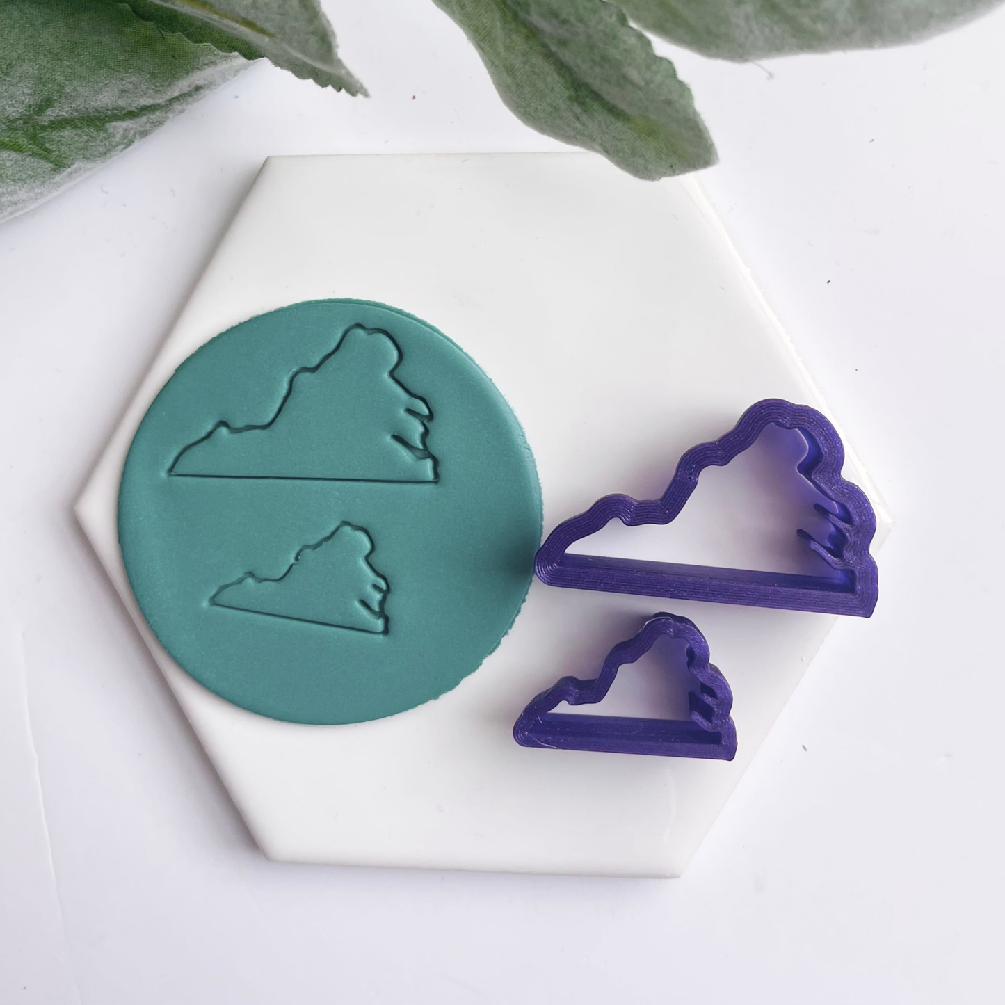 Virginia | State Silhouettes | Polymer Clay Cutter