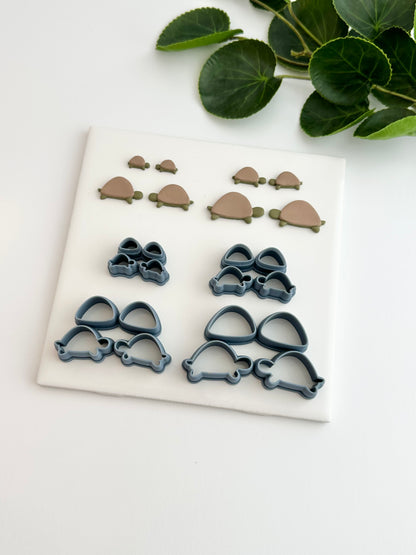 Turtles (Mirror Set) | Polymer Clay Cutter