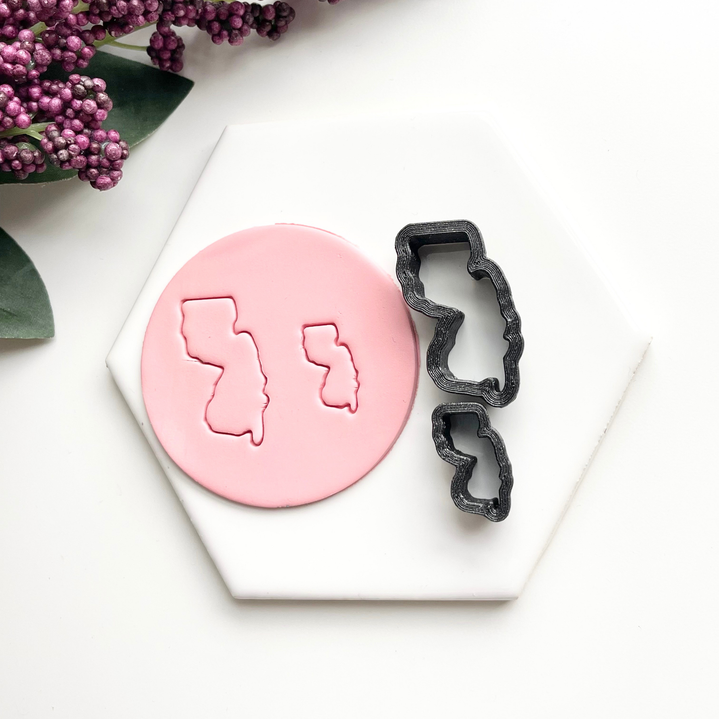 New Jersey | State Silhouettes | Polymer Clay Cutter