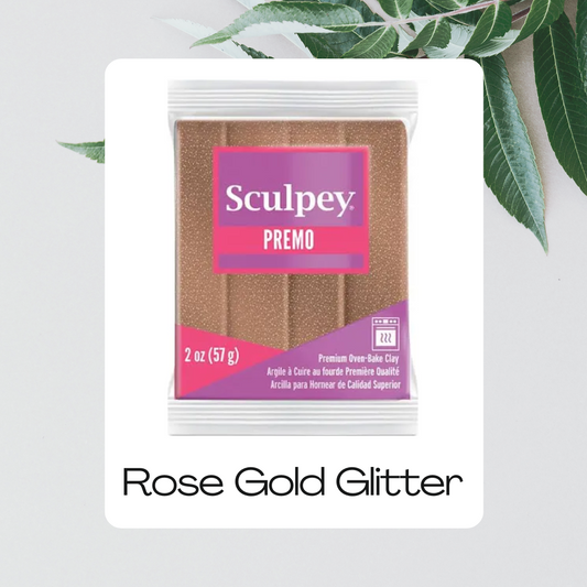 Rose Gold Glitter | 2oz | Sculpey Premo™