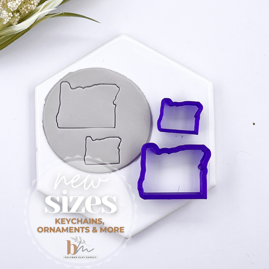 Oregon | State Silhouettes | Polymer Clay Cutter