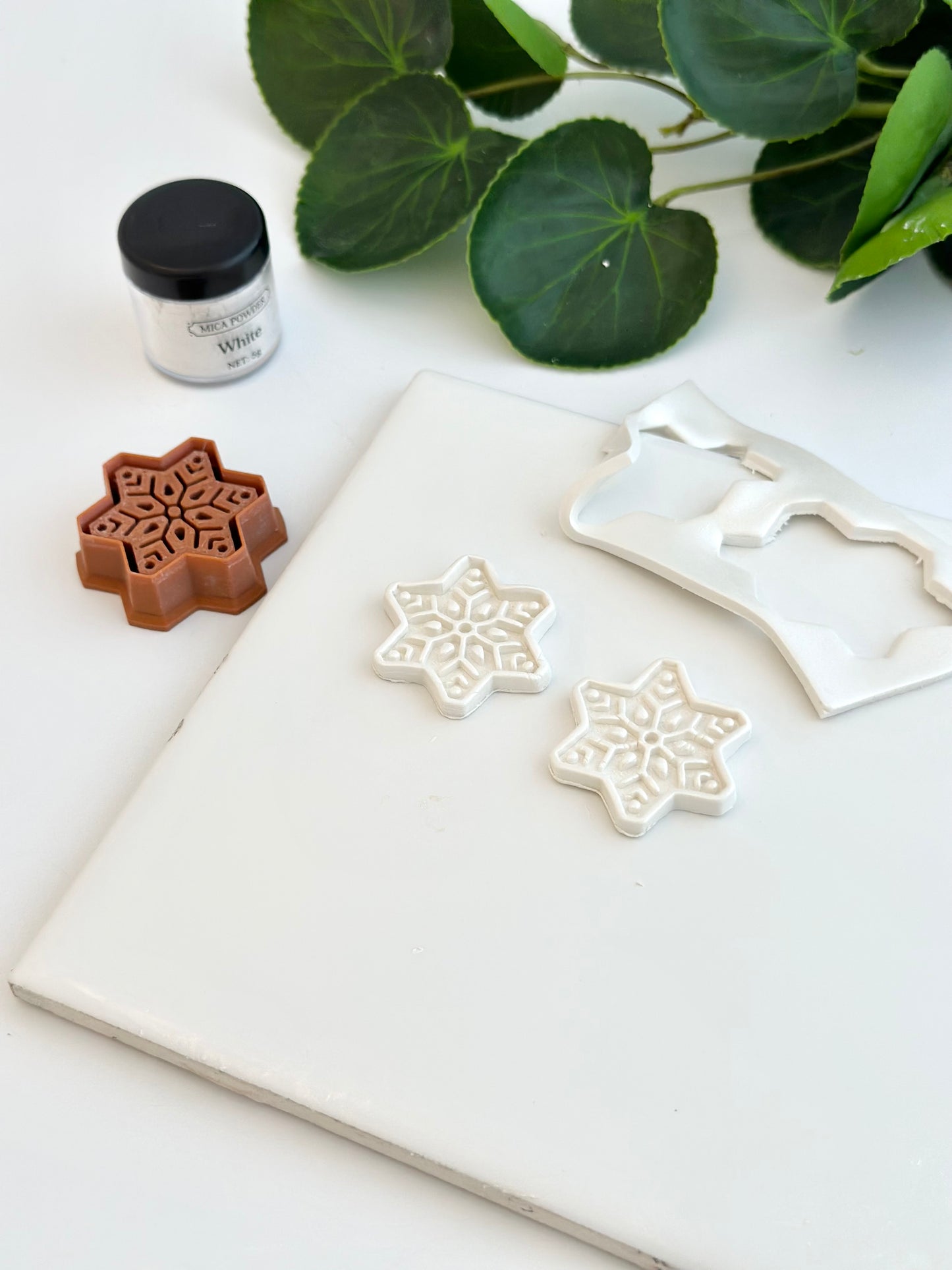 Folk Snowflake  | Polymer Clay Cutter