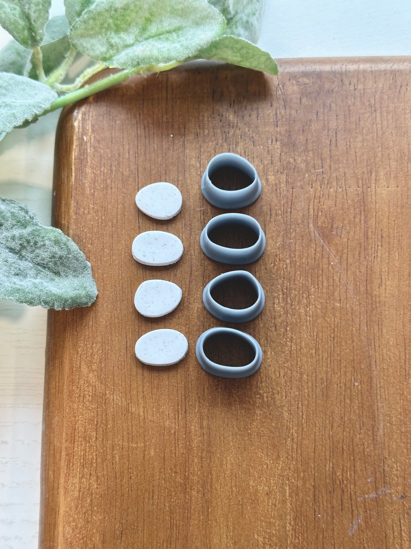 Stones (4pc Double Mirror Set) | Polymer Clay Cutter