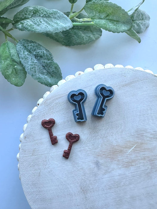 LOCK & KEY Polymer Clay Cutter| Cutters & Stamps