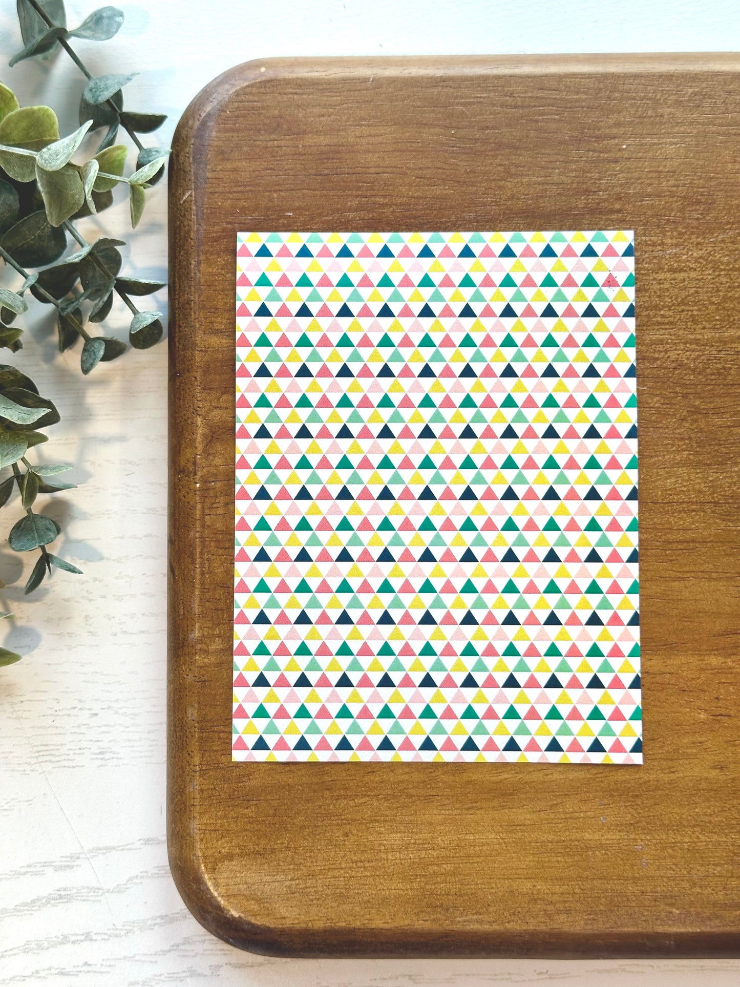 Retro Triangles | ML02 | Image Transfer Paper