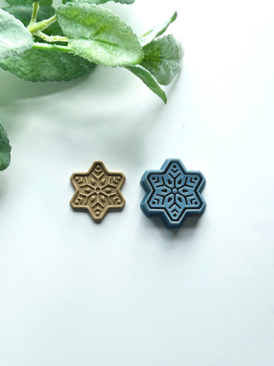 Folk Snowflake  | Polymer Clay Cutter