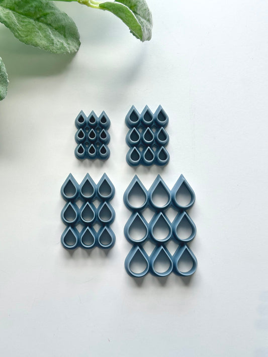 fuxiste 142 pcs polymer clay cutters, 24 shapes clay earring cutters with  earring hooks, polymer clay