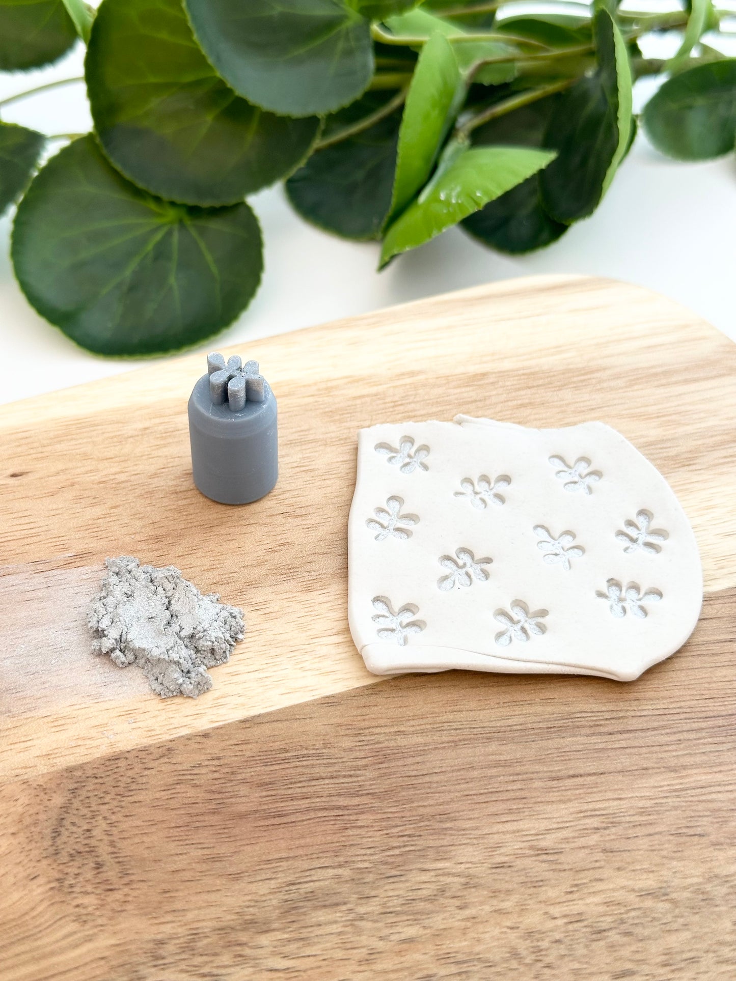 Leaf Spray | Polymer Clay Stamp