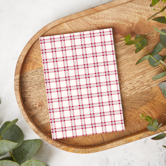 Red & Navy Tartan Plaid | CH11 | Image Transfer Paper