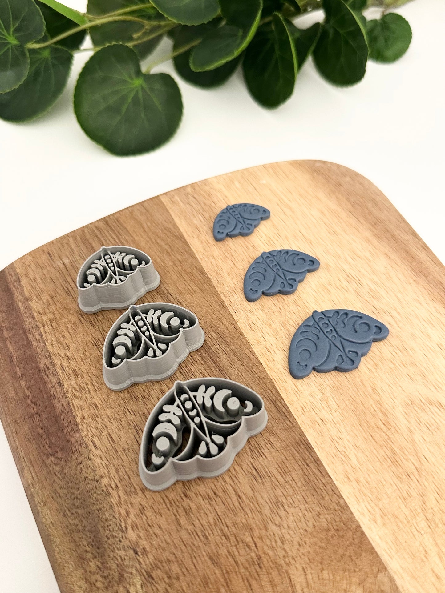 Folk Moth | Polymer Clay Cutter