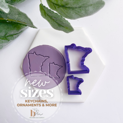 Minnesota | State Silhouettes | Polymer Clay Cutter