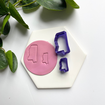 Mississippi | State Silhouettes | Polymer Clay Cutter