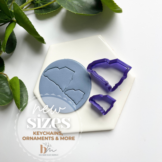 South Carolina | State Silhouettes | Polymer Clay Cutter