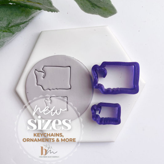 Washington | State Silhouettes | Polymer Clay Cutter