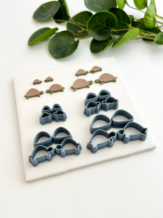 Turtles (Mirror Set) | Polymer Clay Cutter