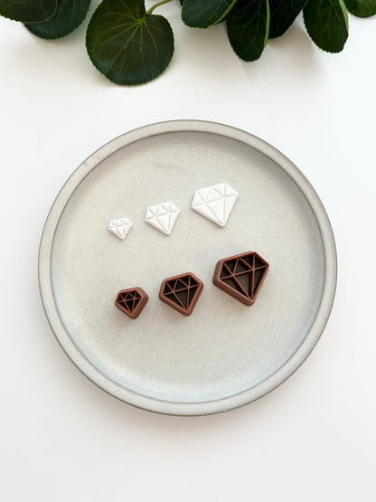 Faceted Diamond Jewel | Polymer Clay Cutter