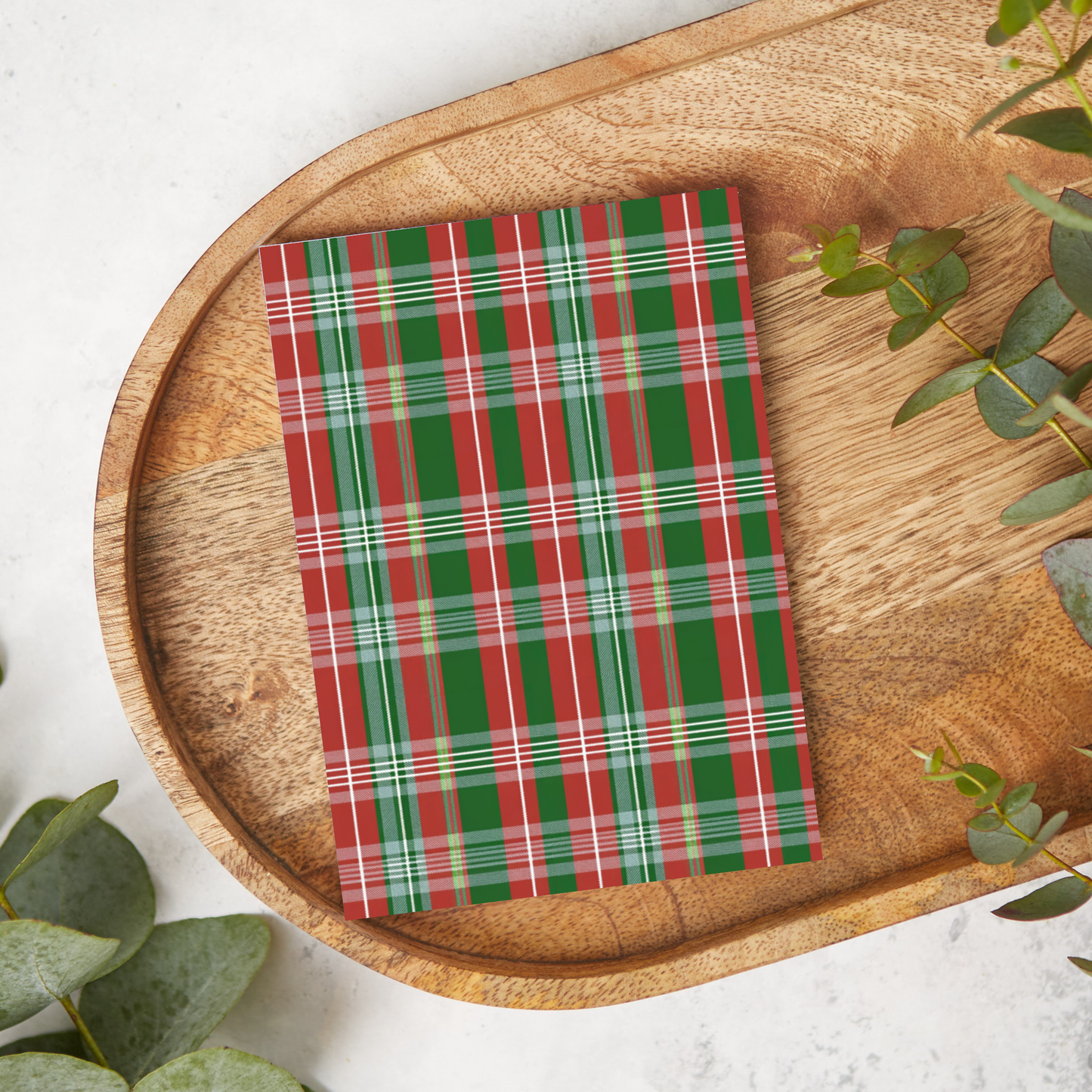 Red & Green Holiday Plaid | DC43 | Image Transfer Paper