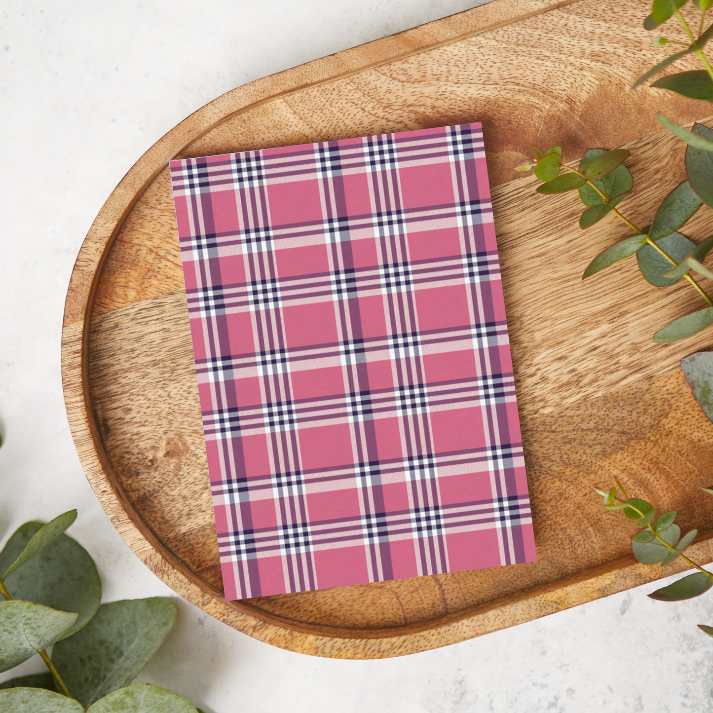 Pink Plaid | DC47 | Image Transfer Paper