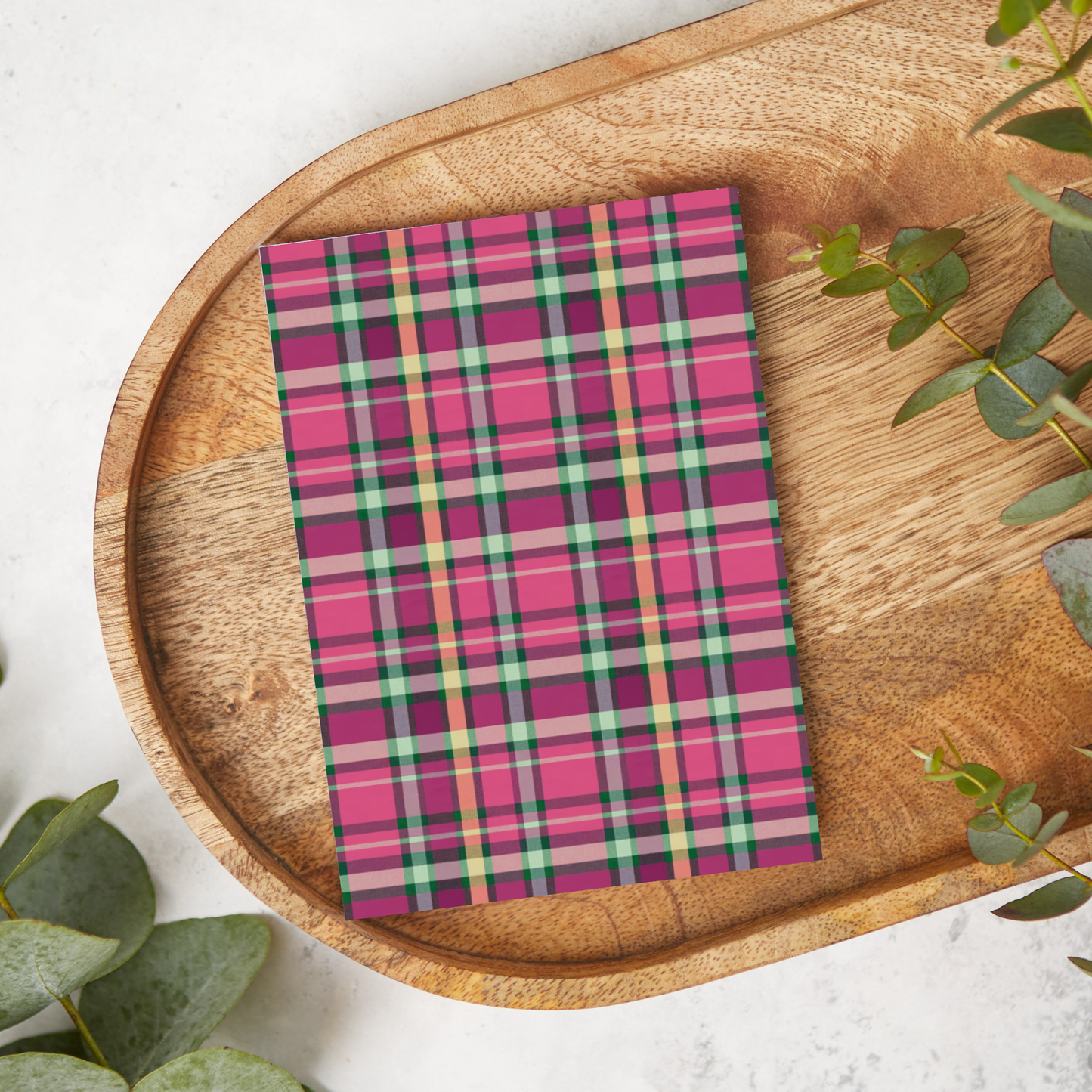 Magenta and Purple Plaid | DC48 | Image Transfer Paper