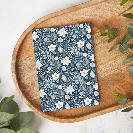 Blue Winter Flowers | DC05 | Image Transfer Paper