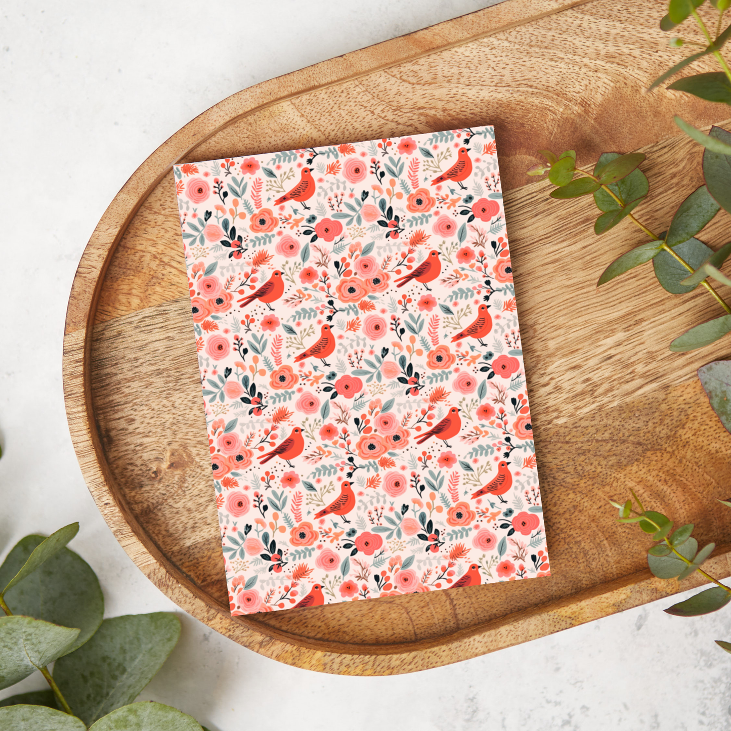 Pink Florals and Birds | DC63 | Image Transfer Paper