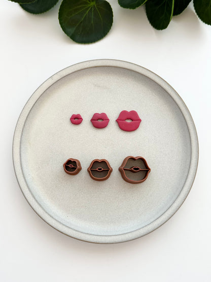 Puckered Lips | Polymer Clay Cutter