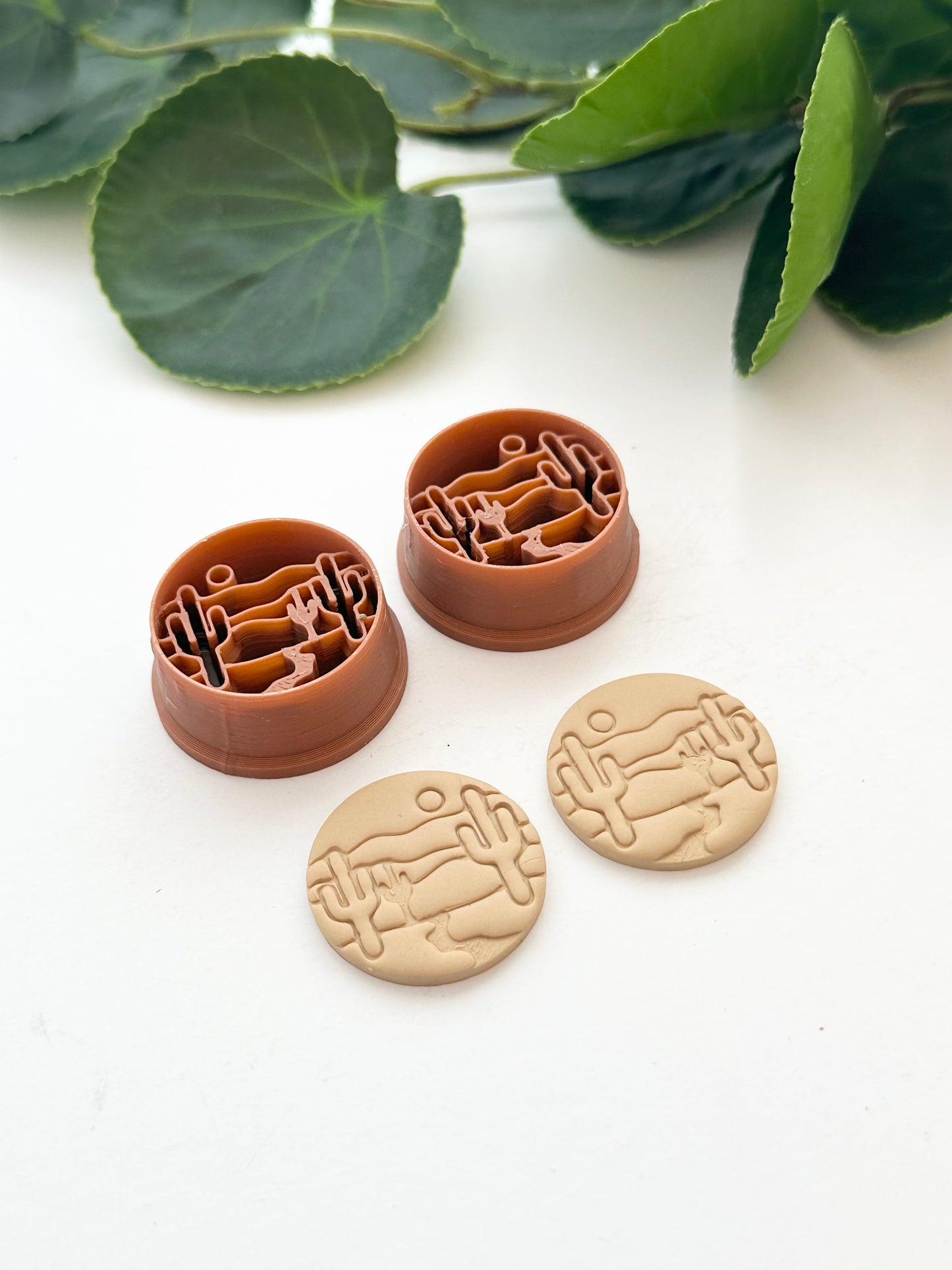 Desert Scene (Mirror Set) | Polymer Clay Cutter