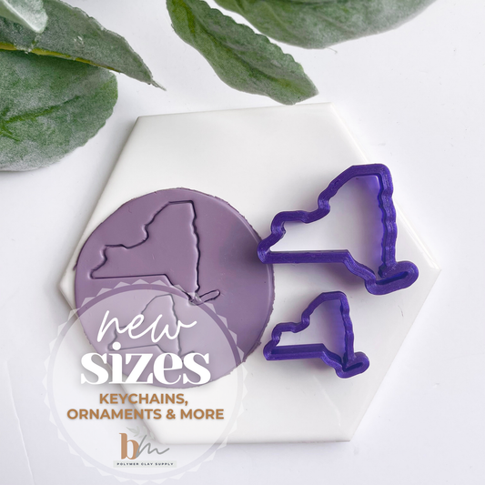 New York | State Silhouettes | Polymer Clay Cutter