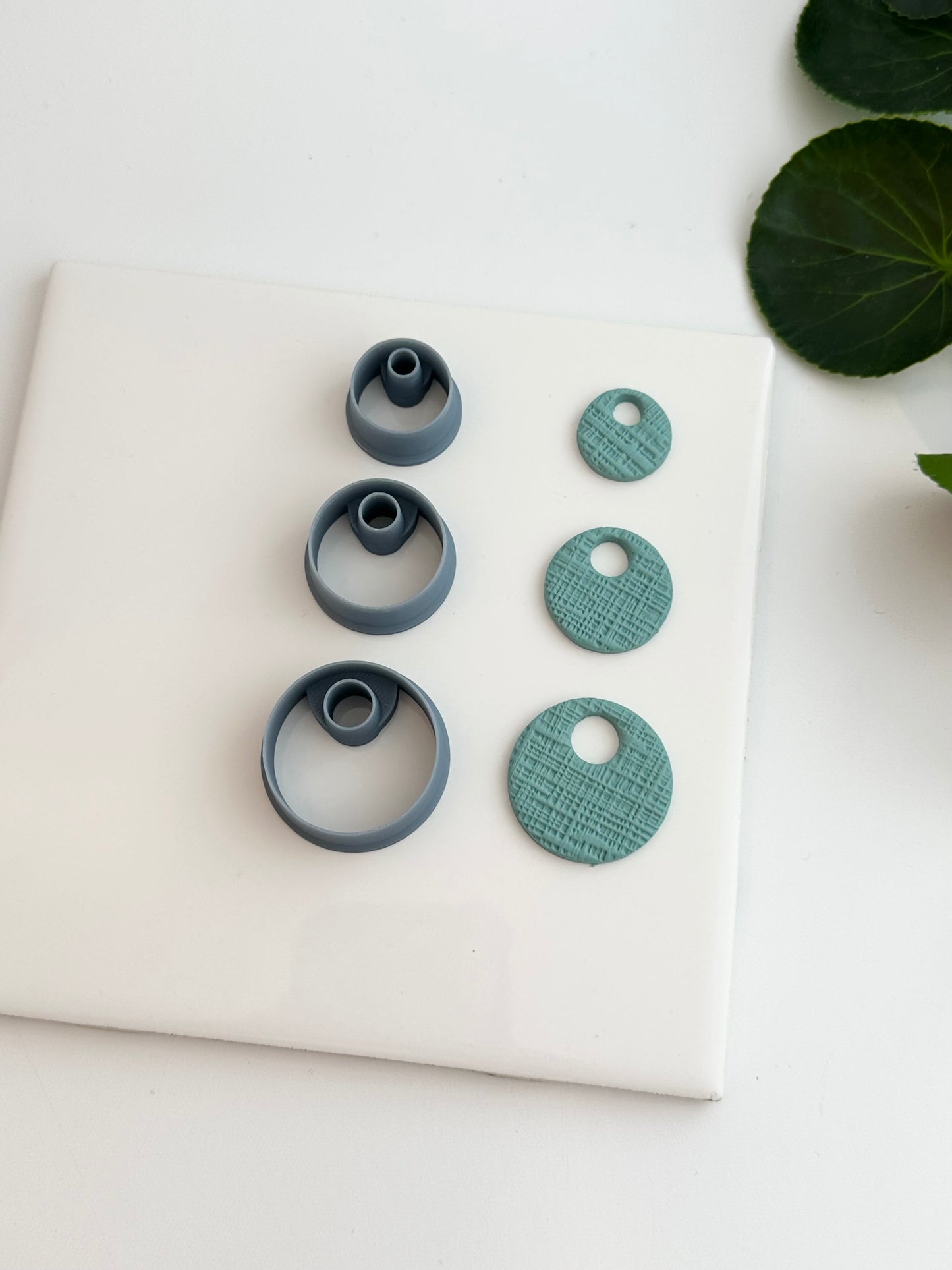 Offset Donut Circles | Polymer Clay Cutter