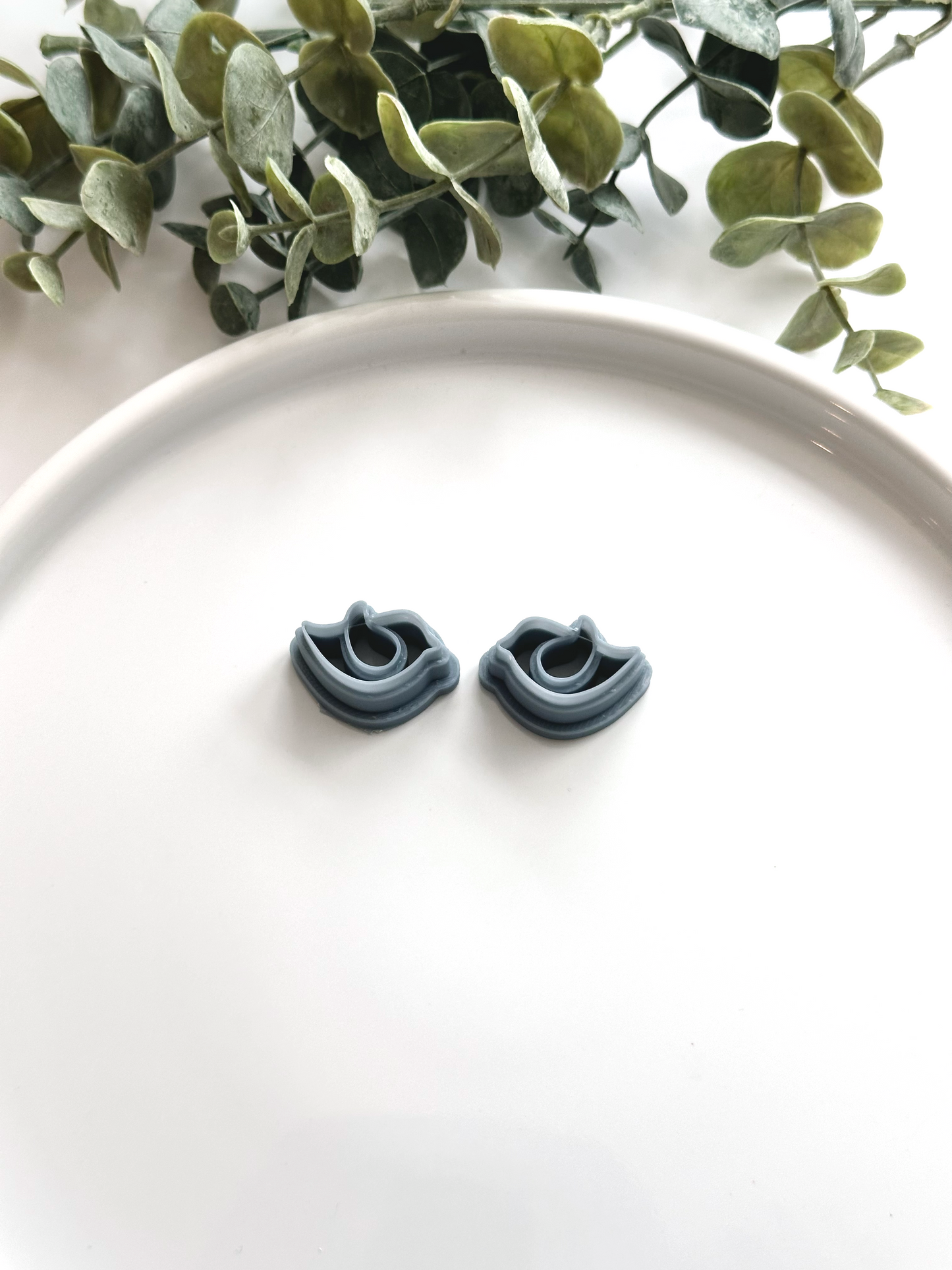 Bird Studs | Mirror Set | Polymer Clay Cutter