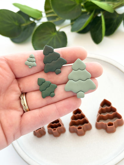 Embossed Flowy Tree | Polymer Clay Cutter