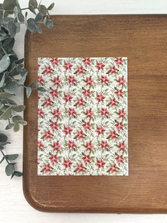 Poinsettias | CH61 | Image Transfer Paper