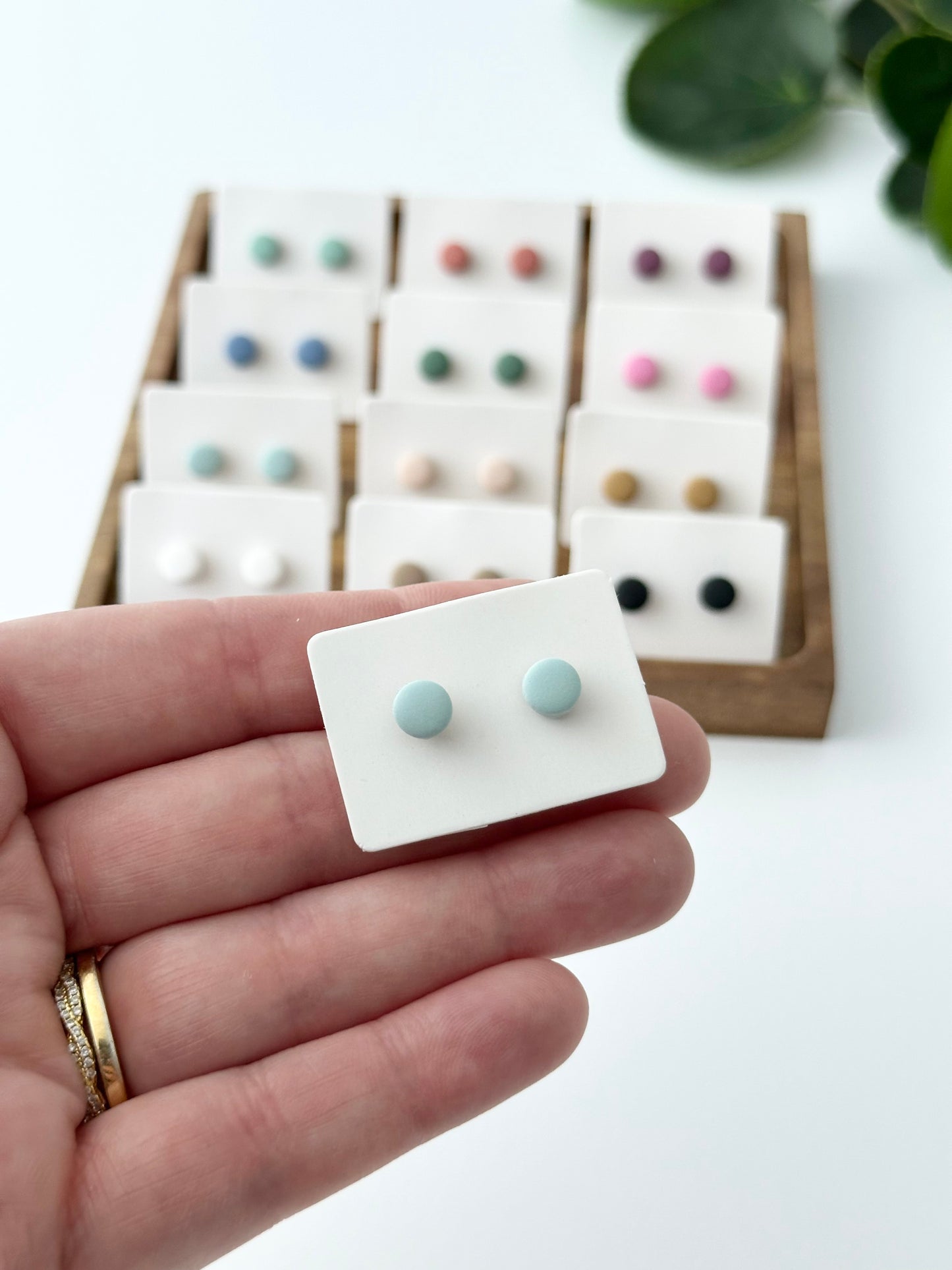 Micro Studs | Polymer Clay Earrings