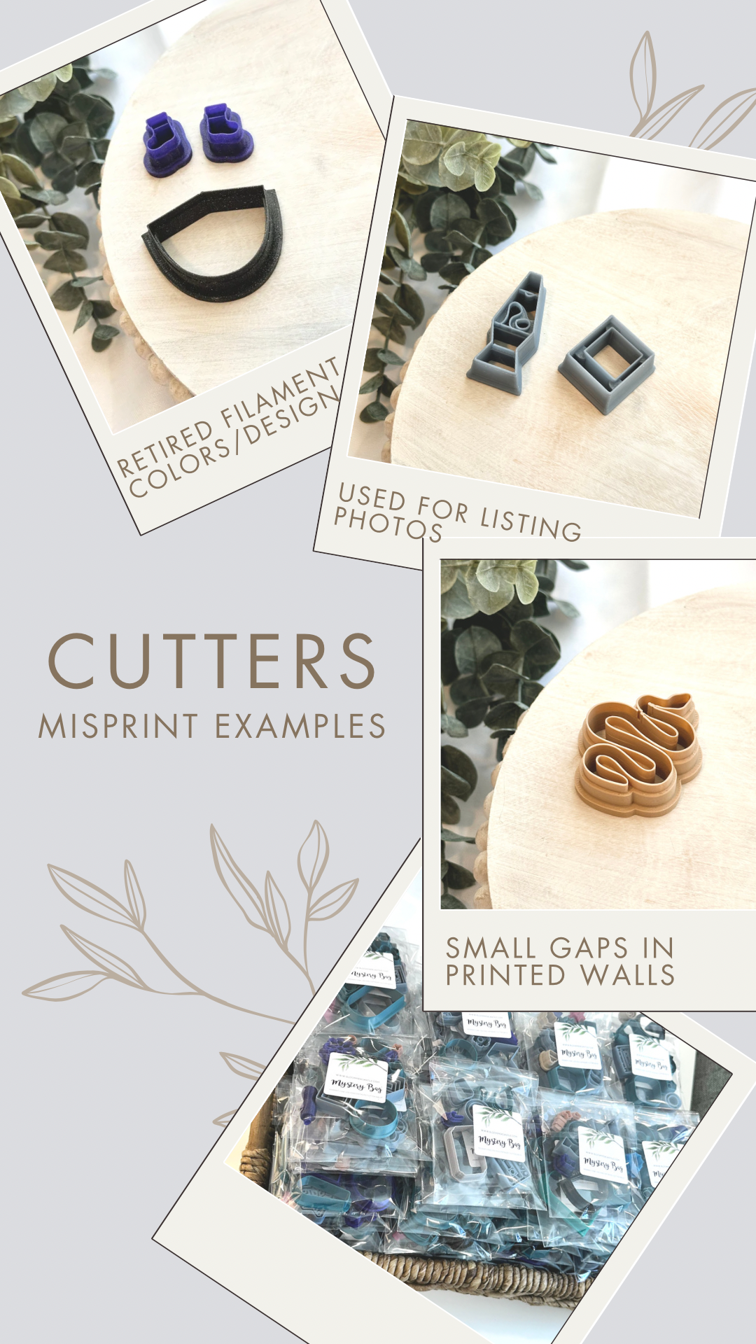 Misprint - Clay Cutter Mystery Bags