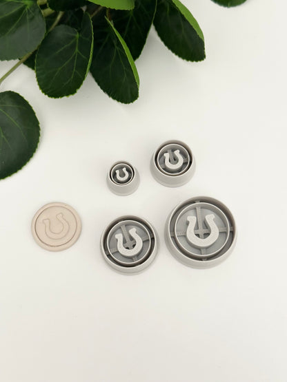 Lucky Coin - Horseshoe | Polymer Clay Cutter