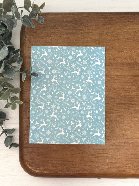 Blue Winter Wonderland | CH42 | Image Transfer Paper