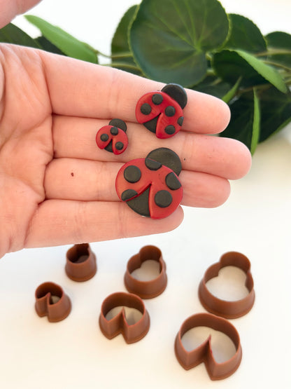 Ladybug 2pc Set | Polymer Clay Cutter