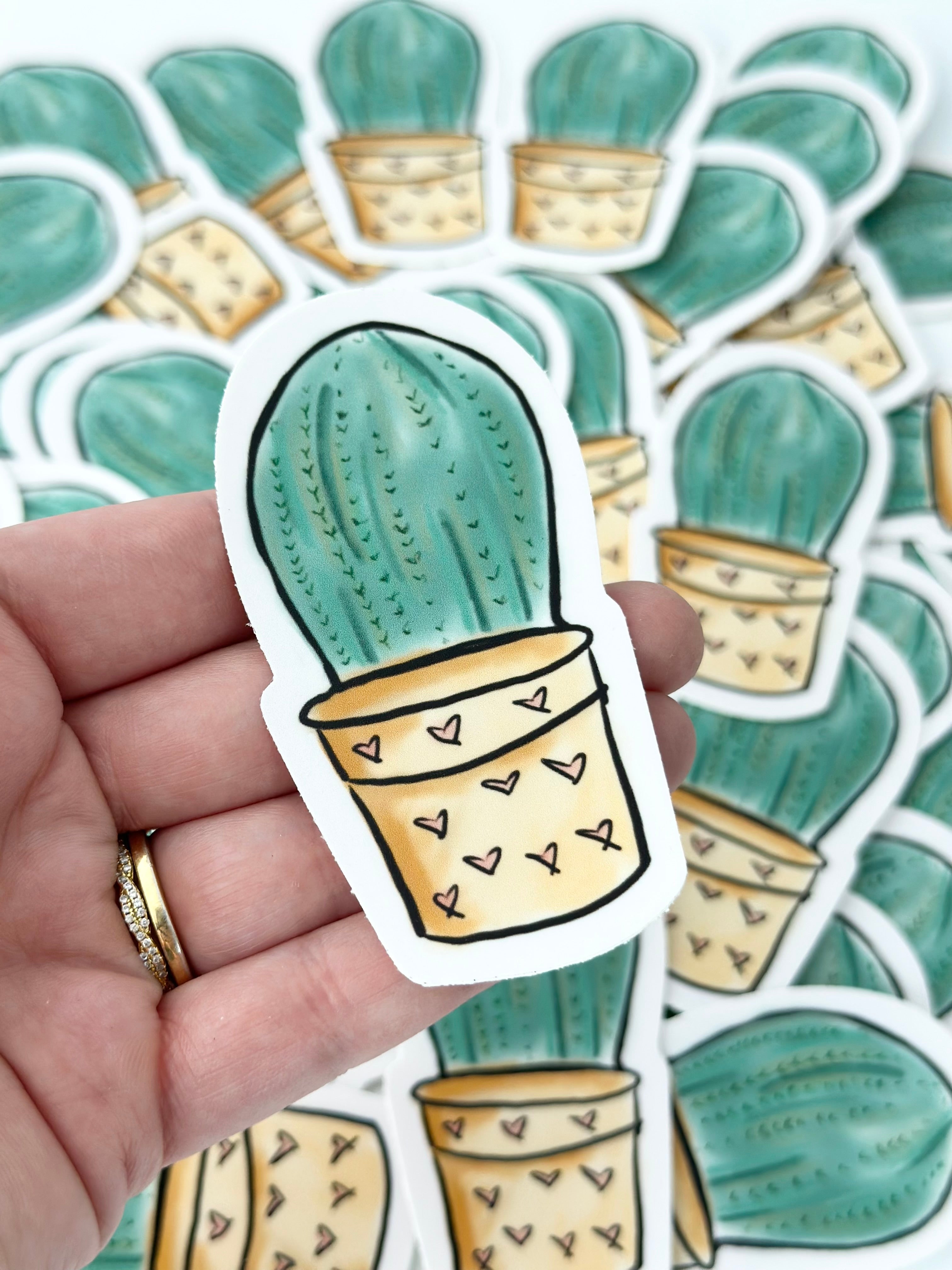 Bubble Cactus | Sticker – Bloom Mercantile