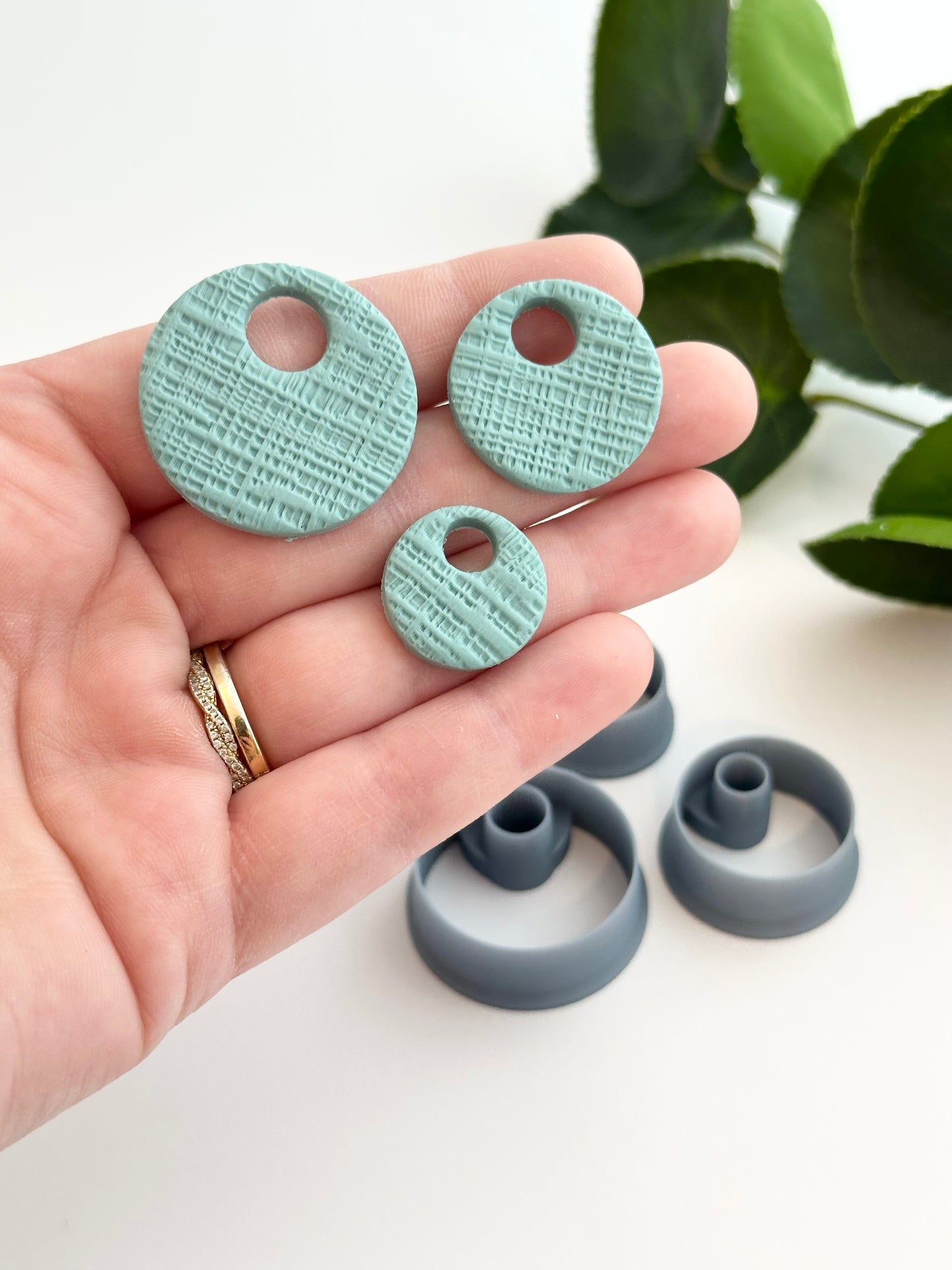 Offset Donut Circles | Polymer Clay Cutter