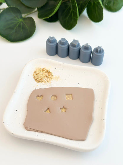 Basic Shapes | Polymer Clay Stamp