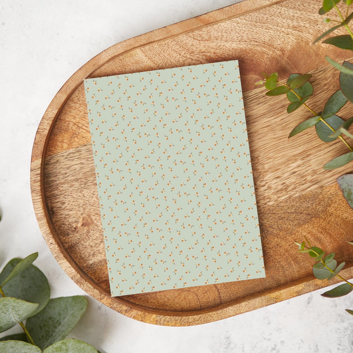 Soft Sage Ditsy Flowers | GN12 | Image Transfer Paper