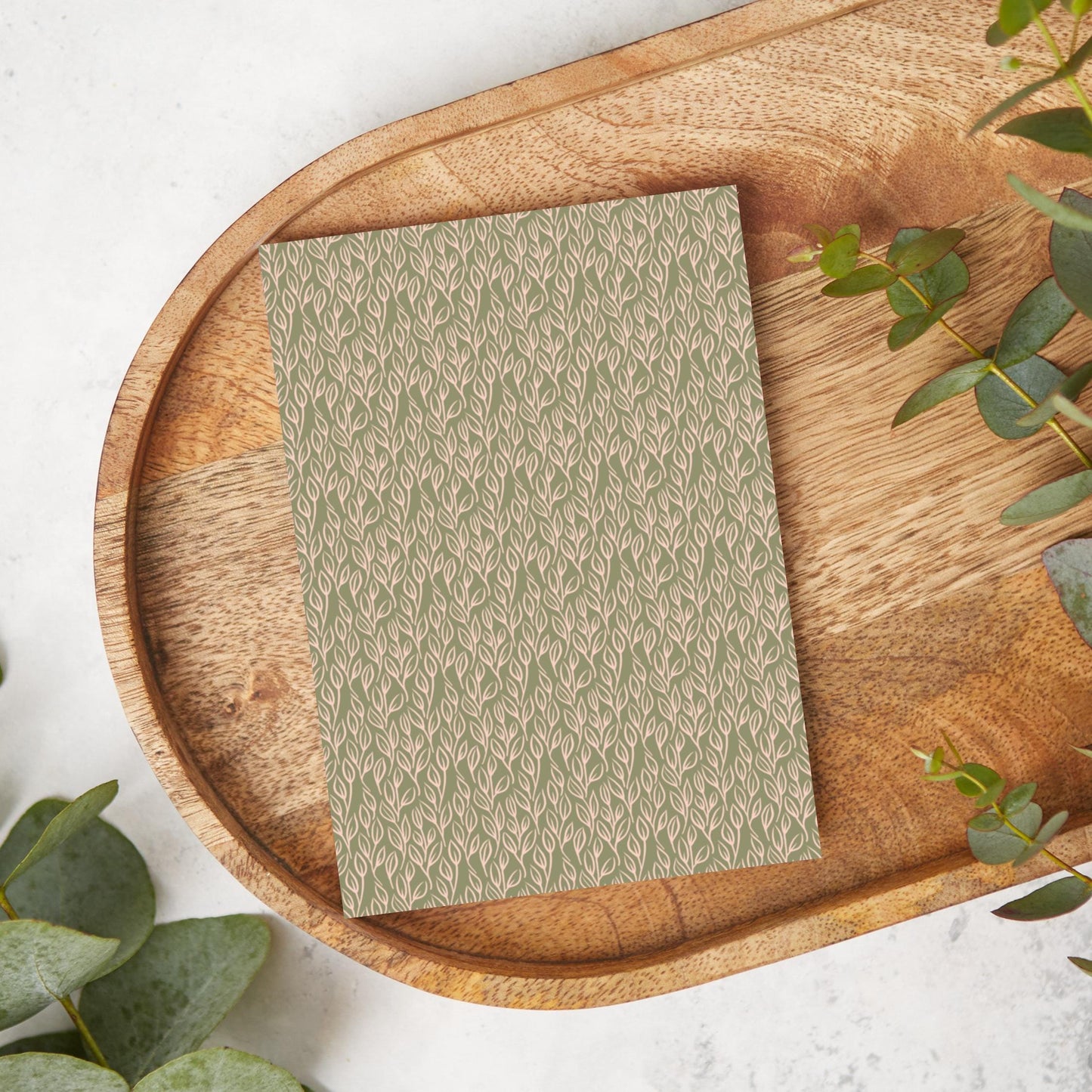 Negative Sage Leaf Sketch | GN37 | Image Transfer Paper