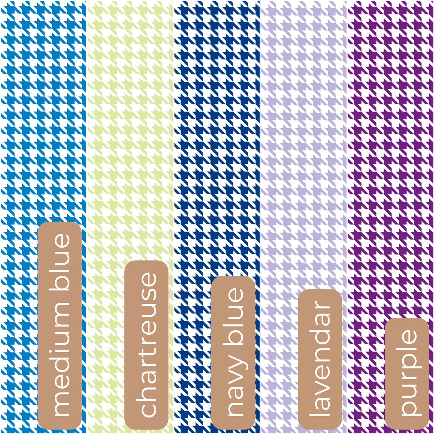 Houndstooth - Multiple Colors | HT | Image Transfer Paper