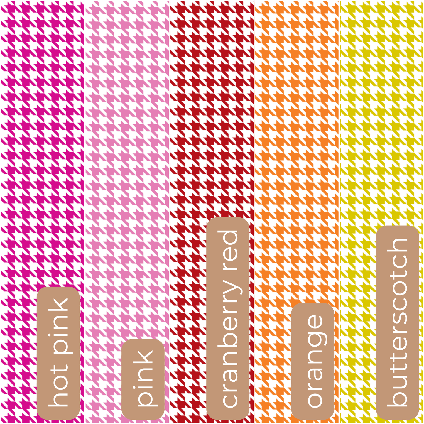 Houndstooth - Multiple Colors | HT | Image Transfer Paper